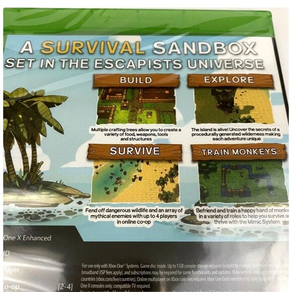 The Survivalists for Xbox One Video Game Crafting Food Tools Structures NEW - Picture 6 of 7